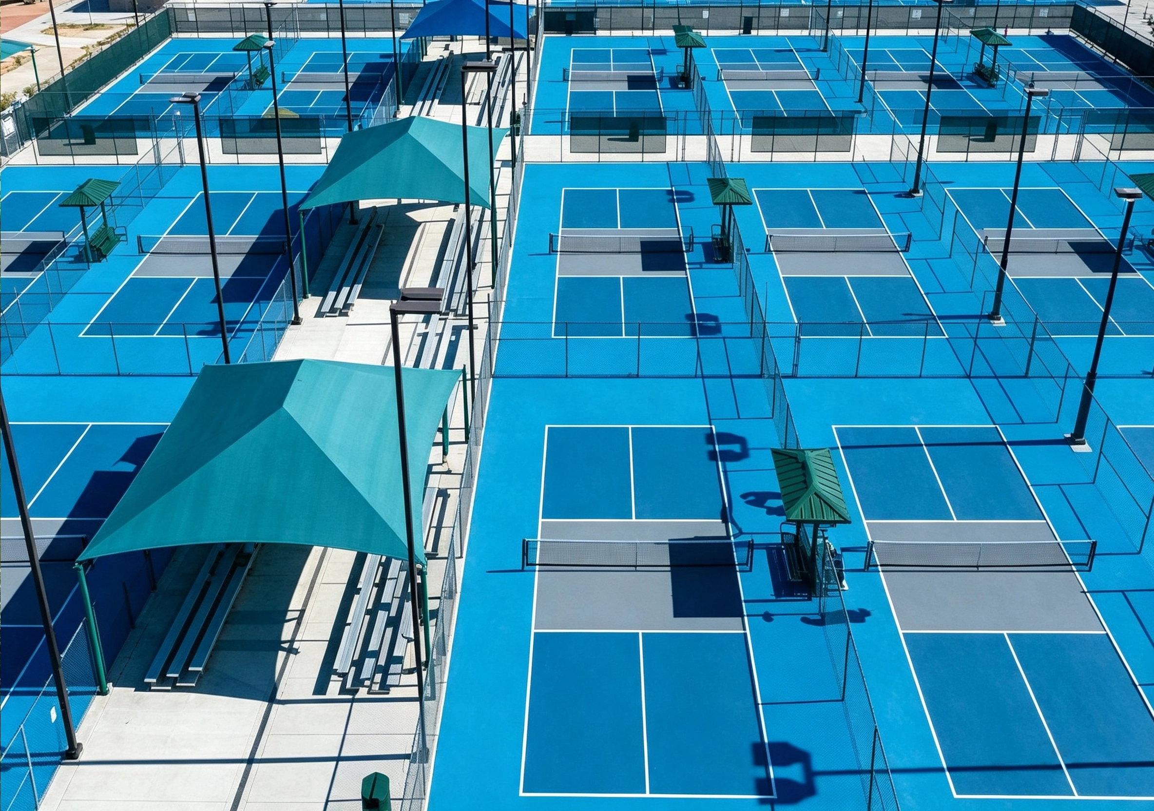 Thi công sân pickleball êm chân tại Kiên Giang